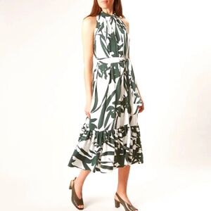 Hobbs London Maida Dress Pine Green Sz US 10